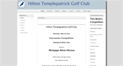 Desktop Screenshot of hiltontemplepatrickgolfclub.co.uk